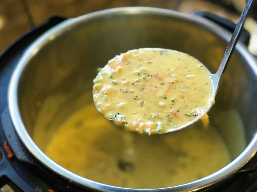 Broccoli Cheddar Soup Instant Pot