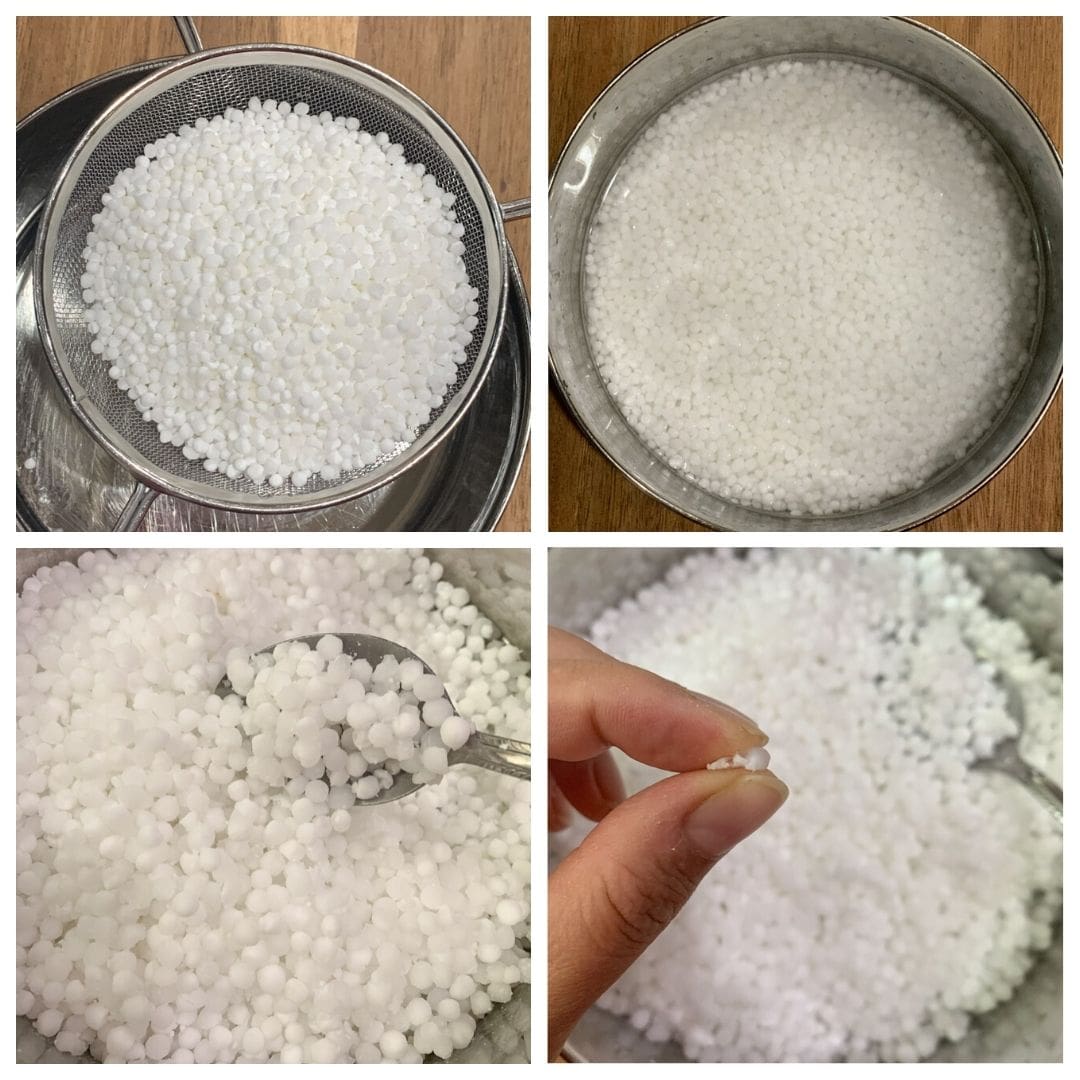 How to soak sabudana perfectly - Step by step