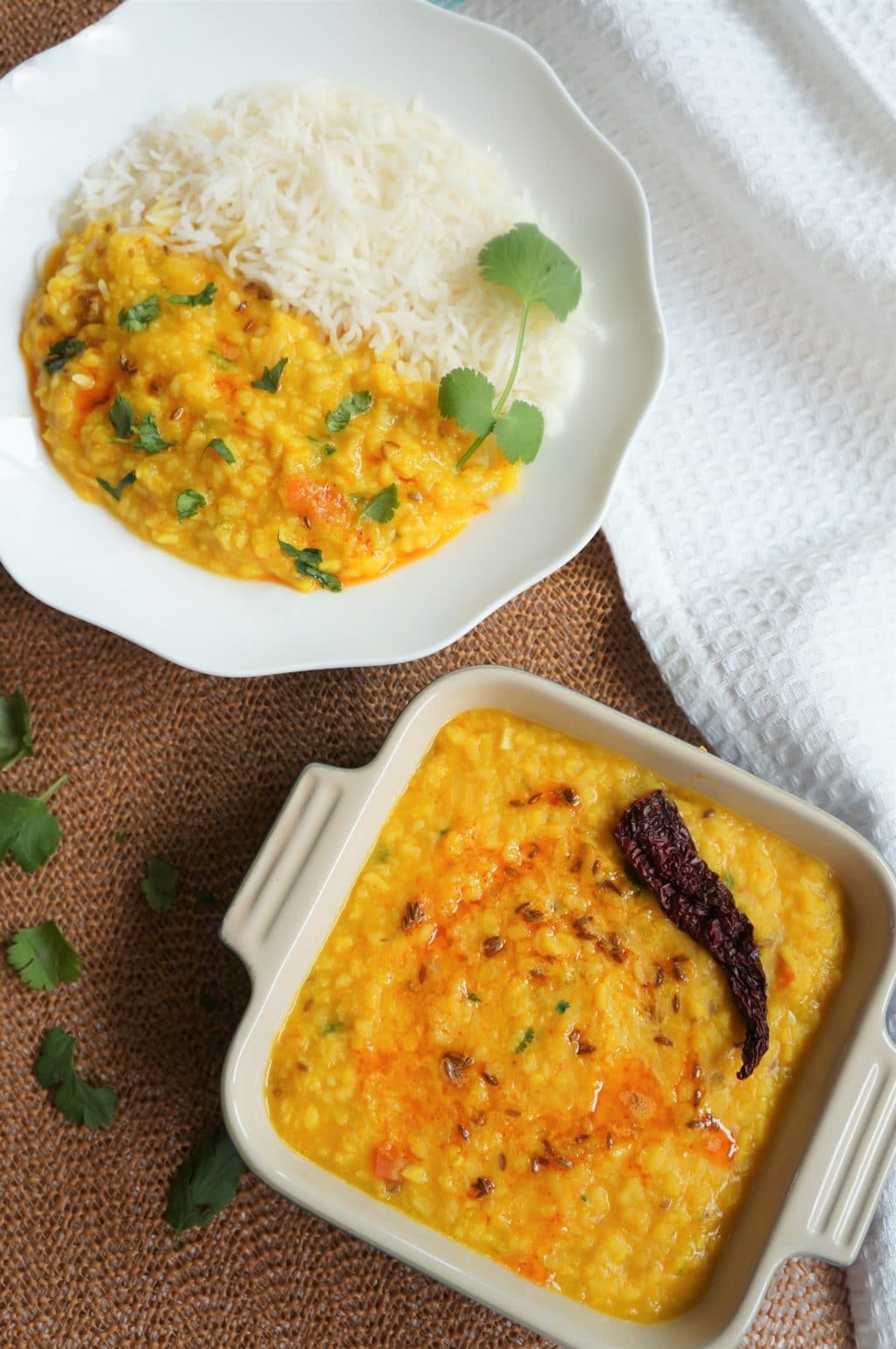 Instant Pot & Stovetop: Yellow Split Moong Dal with Our Punjabi Masala