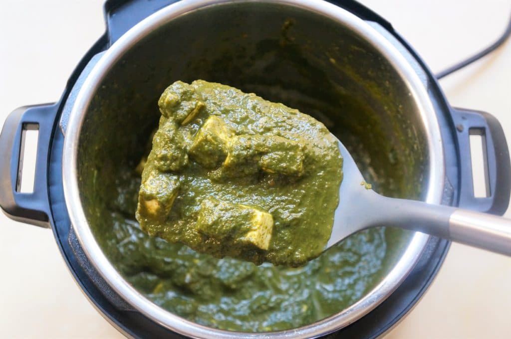 Palak Paneer Instant Pot Pressure Cooker