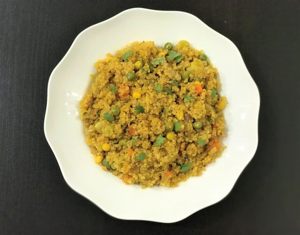 Instant Pot Quinoa Vegetable Pilaf Piping Pot Curry