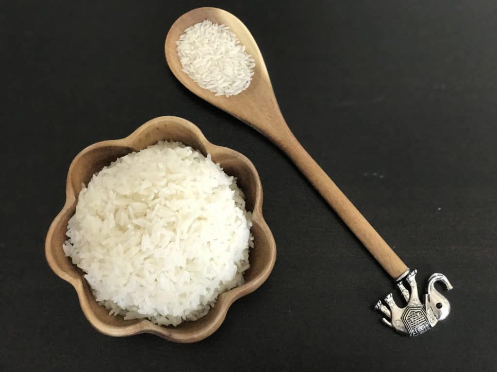 Jasmine Rice in a pretty bowl