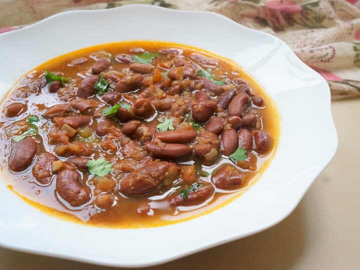 Punjabi Rajma Instant Pot & Stovetop (Red Bean Curry) Piping Pot Curry