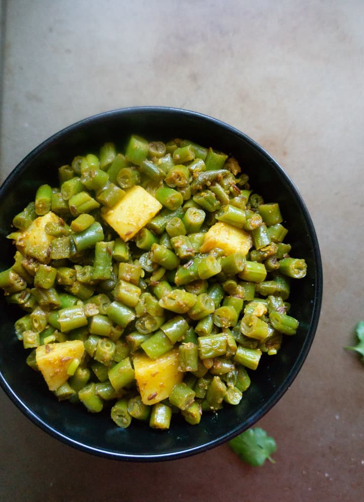 Green cheap bean masala