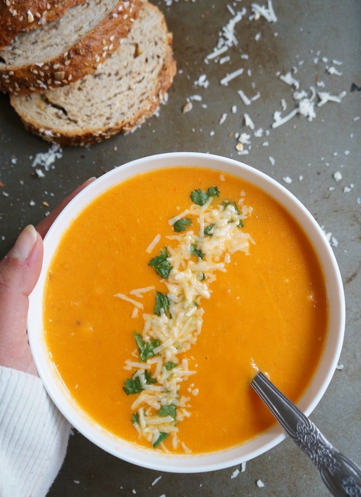 Creamy Tomato Soup in Instant Pot