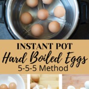 Instant pot hard boiled eggs easy to peel.