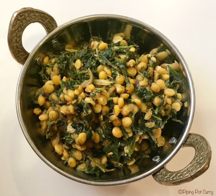 Kale Chickpeas Stir Fry Instant Pot