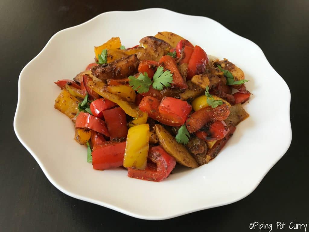 Bell Pepper and Potato Stir Fry Pressure Cooker