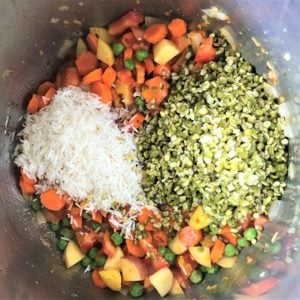 Masala Khichdi Instant Pot Pressure Cooker Steps Masala Khichdi Instant Pot Pressure Cooker Steps