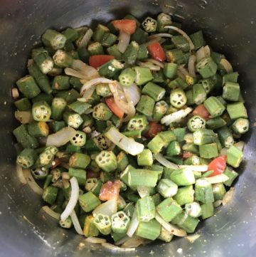 Okra Bhindi Masala Instant Pot Pressure Cooker Okra Bhindi Masala Instant Pot Pressure Cooker