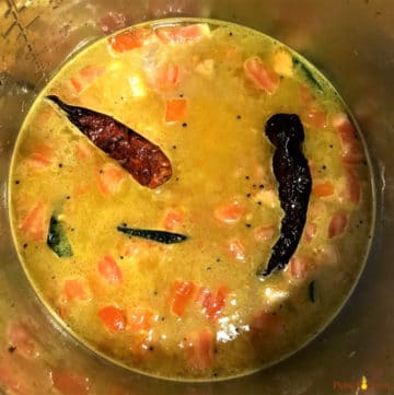 Instant Pot Mango Dal - Step 2 Instant Pot Mango Dal - Step 2