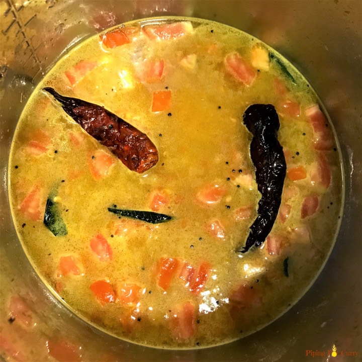 Mango Dal Instant Pot Pressure Cooker Piping Pot Curry