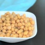 One cup of dried chickpeas yields just more than 2.5 cups of cooked chickpeas.