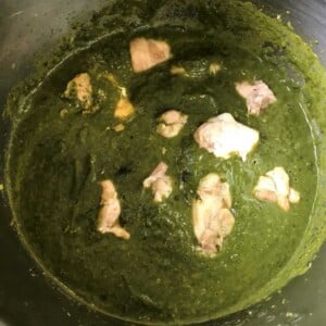 Chicken Saag Instant Pot Pressure Cooker 1