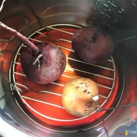 Instant Pot Beets - After steaming