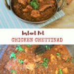Wanna try something spicy? Try this Chettinad Chicken, the king of south indian curries. Tender chicken cooked in freshly ground spices, oh so aromatic and flavorful! #curry #chettinad #chicken #spicy #coconut #indian #instantpot #pressurecooker #recipe | pipingpotcurry.com