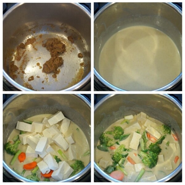 Instant Pot Thai Green Curry with Tofu - Piping Pot Curry