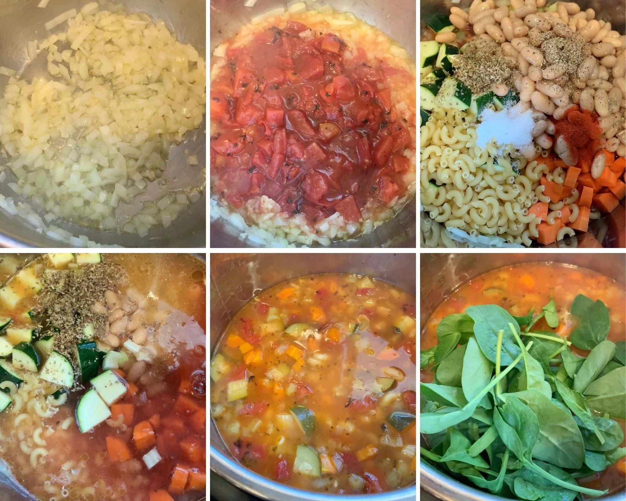 Instant Pot Minestrone Soup Step by Step 