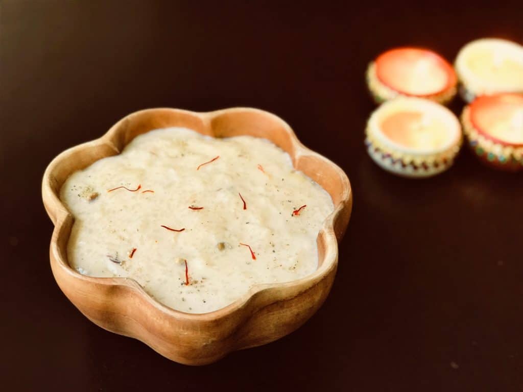 Kheer Rice Pudding instant pot