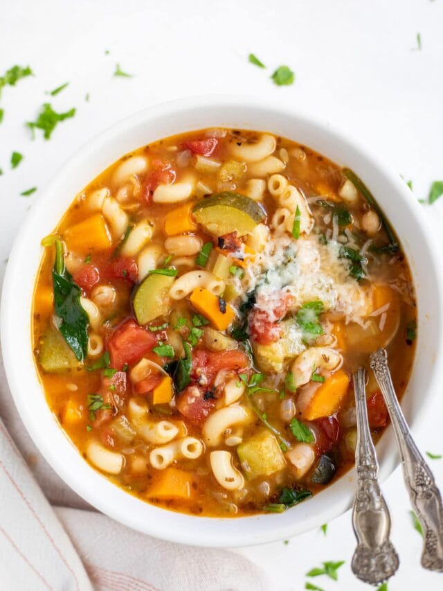 Minestrone Soup Piping Pot Curry