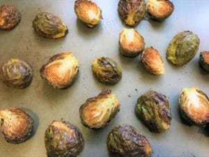 oven roasted Brussels sprouts