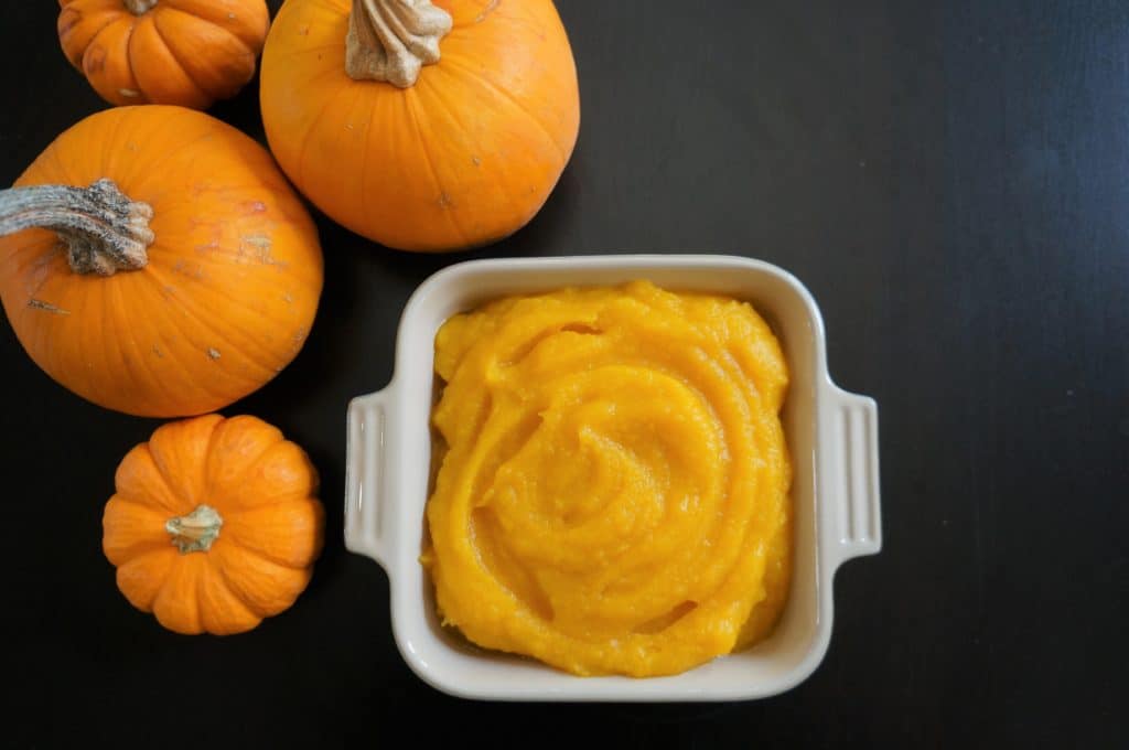 Easy Peasy Instant Pot Pumpkin Puree - Piping Pot Curry