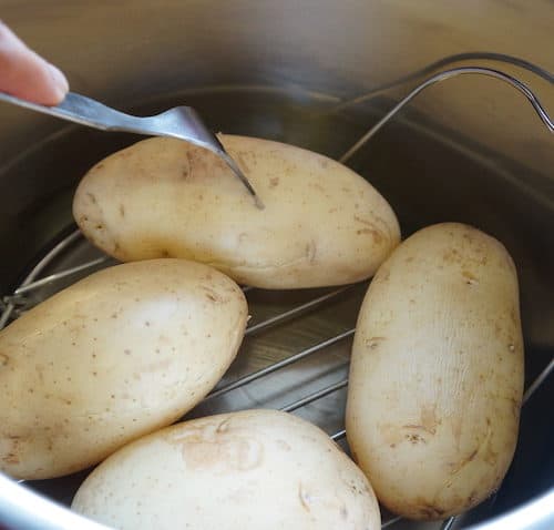 Steaming potatoes in Instant Pot Pressure Cooker