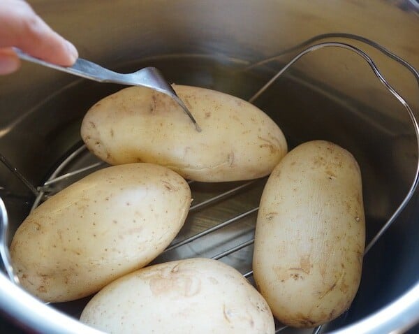 Steaming potatoes in Instant Pot Pressure Cooker