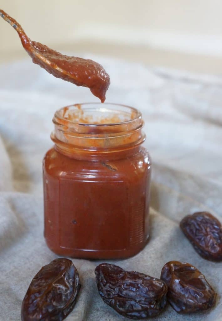 Tamarind & Date Chutney / #Khajoor #Imli ki #chutney made in #InstantPot or #PressureCooker. This chutney is both #sweet and #tangy at the time, prepared with #tamarind #dates, #jaggery and #spices