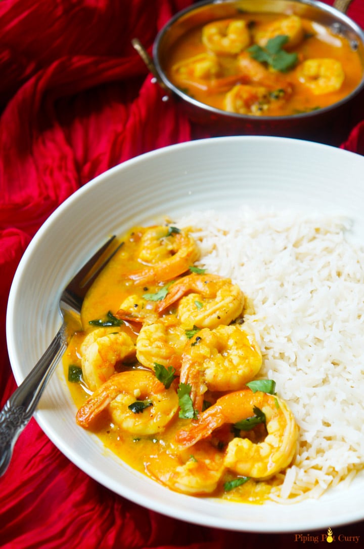 EASY Coconut Curry Shrimp Recipe — Be Greedy Eats