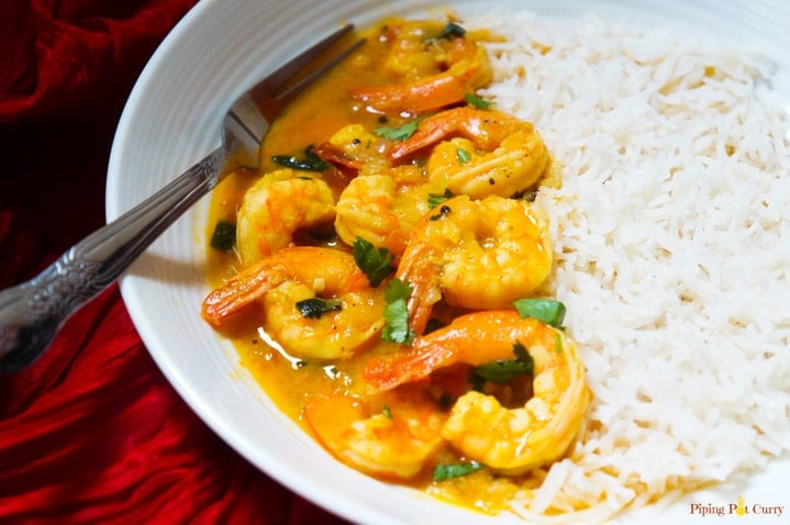 EASY Coconut Curry Shrimp Recipe — Be Greedy Eats