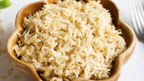 Make perfect pot-in-pot brown rice in your instant pot every time. It is quick, easy and no fuss!