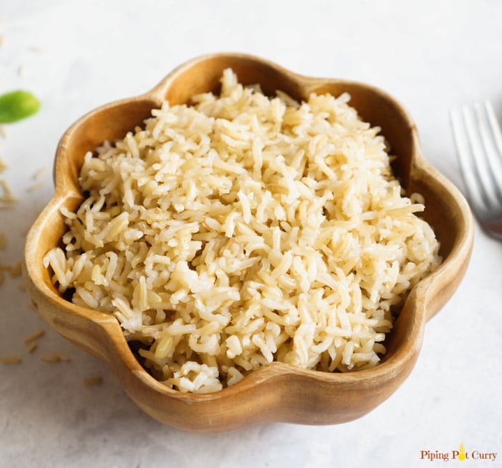 Instant Pot Brown Rice Recipe - The Forked Spoon