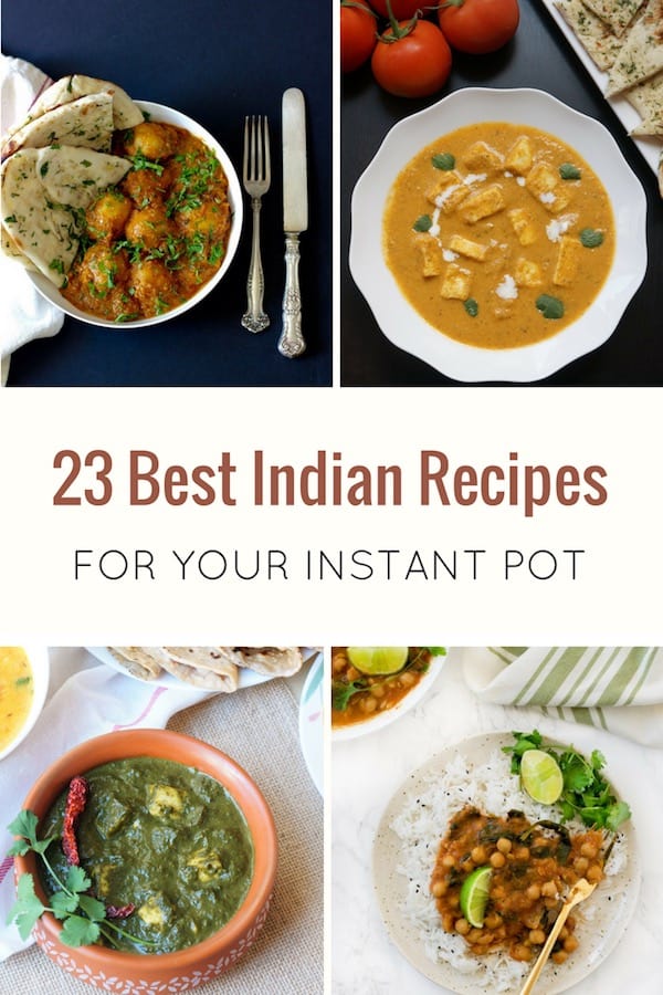 23 Best Indian Recipes for the instant pot. Quick and easy Paneer & Vegetable Recipes, Meat Chicken & Seafood and Lentil & Beans Recipes | #lunch #dinner #curry #authentic #spicy #healthy #vegetables #paneer #meat #chicken #shrimp #pork #beef #lentils #beans #indian #recipe #instantpot #pressurecooker #easy | pipingpotcurry.com