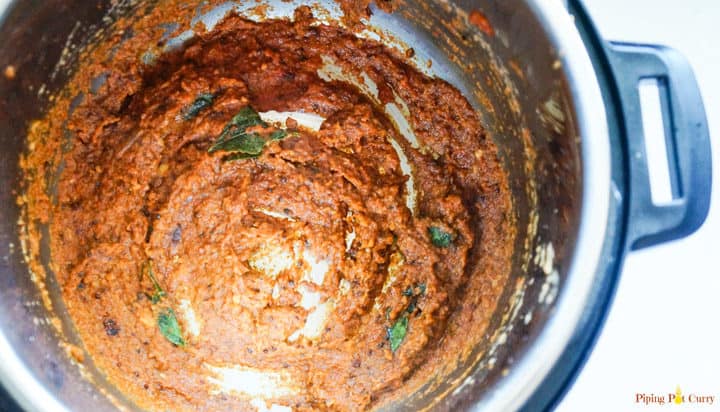 Misal Pav Instant Pot 4. Add ground onion tomato Misal Pav Instant Pot 4. Add ground onion tomato