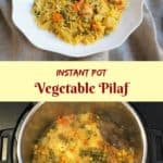Vegetable Pulao Instant Pot Pressure Cooker