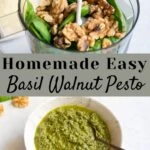Basil Walnut Pesto
