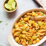 Instant Pot Fajita Pasta Vegetarian