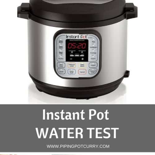Instant Pot 101 - Piping Pot Curry