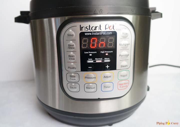Instant Pot Water Test - Display shows on