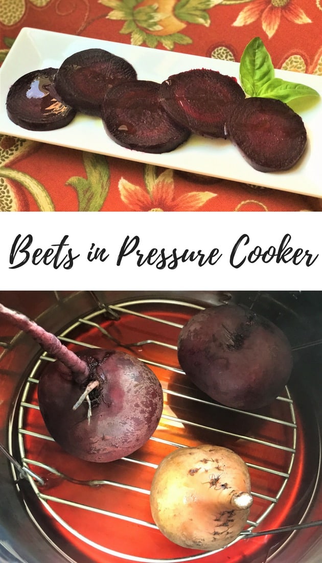 Easy and quick beets in the instant pot. 15 minutes on high pressure and they are prefectly done. The skin just slids off! Use them in a salad or pilaf | #beet #beetroot #steamed #recipe #salad #fresh #instantpot #pressurecooker #vegan | pipingpotcurry.com
