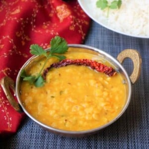 Indian Dal Tadka   Dal Fry with Basmati Rice   Instant Pot - 27