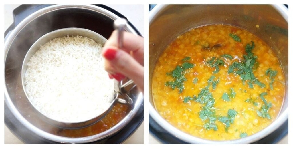 Indian Dal Tadka   Dal Fry with Basmati Rice   Instant Pot - 69