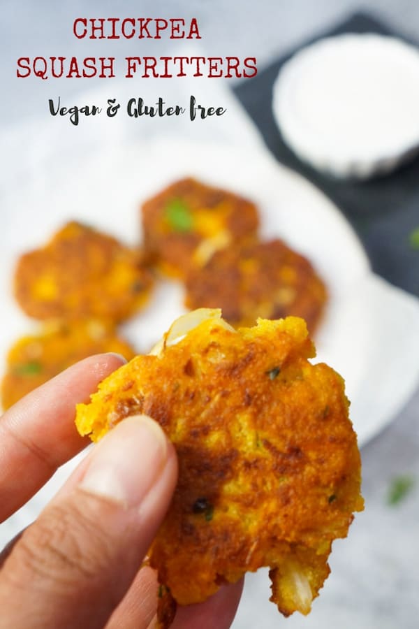 Vegan Chickpea Squash Fritters - 12