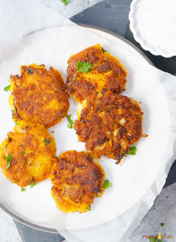 Vegan Chickpea Squash Fritters - 69