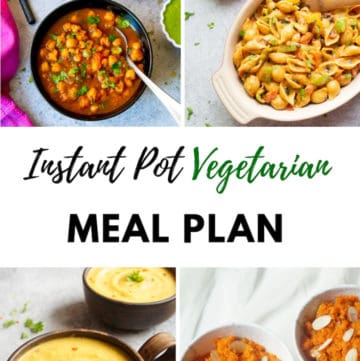 Vegetarian Instant Pot Meal Plan