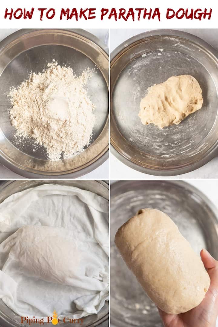 How to make paratha dough steps