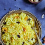 Meethe Chawal. Indian Sweet Rice made in Instant Pot