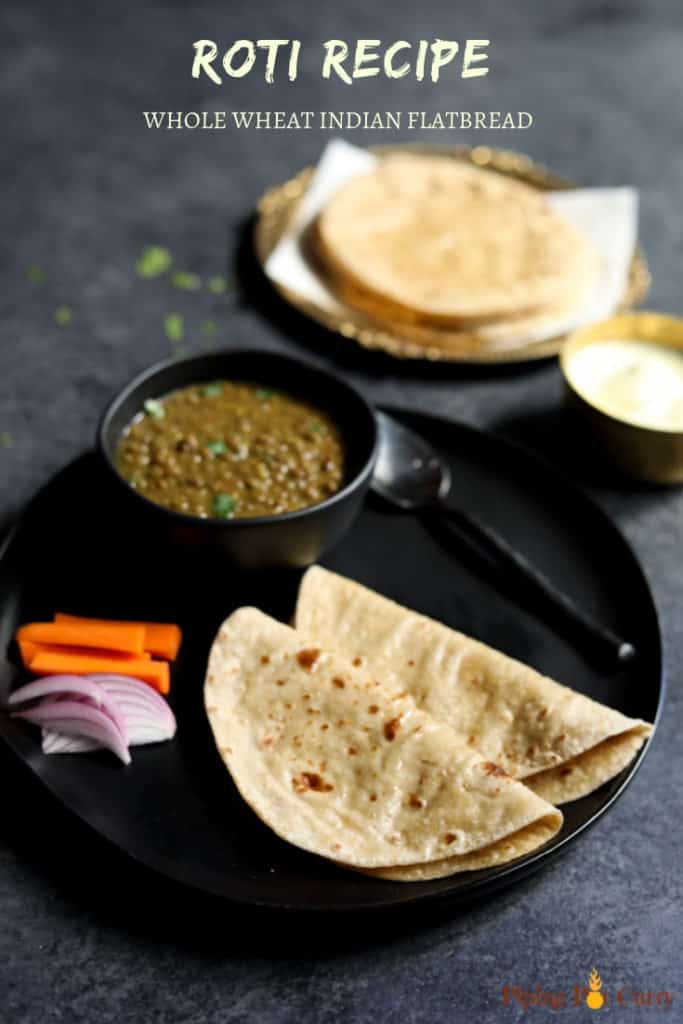Easy Whole Wheat Roti Recipe 2023 AtOnce