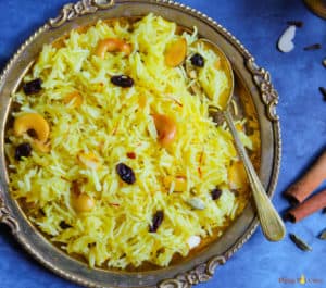 Zarda. Meethe Chawal. Sweet Rice in Instant Pot